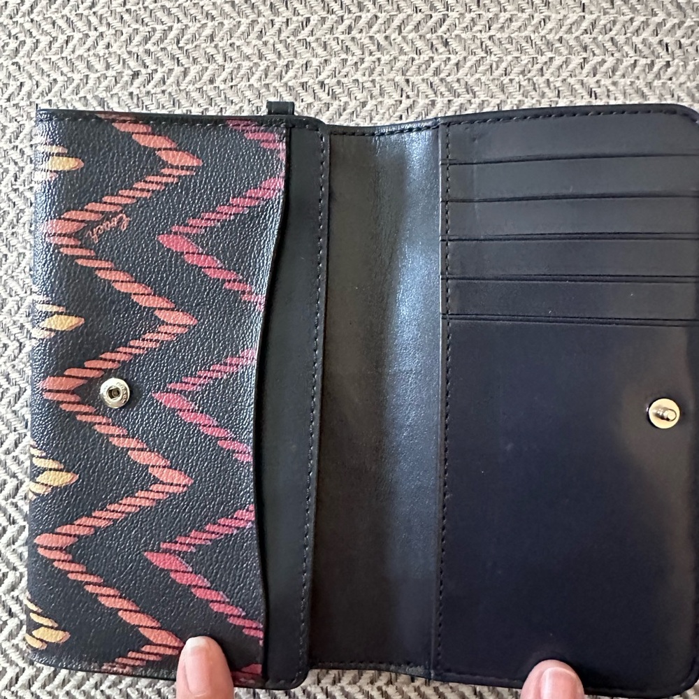 Coach Multicolor Zigzag Pattern Wallet - image 3